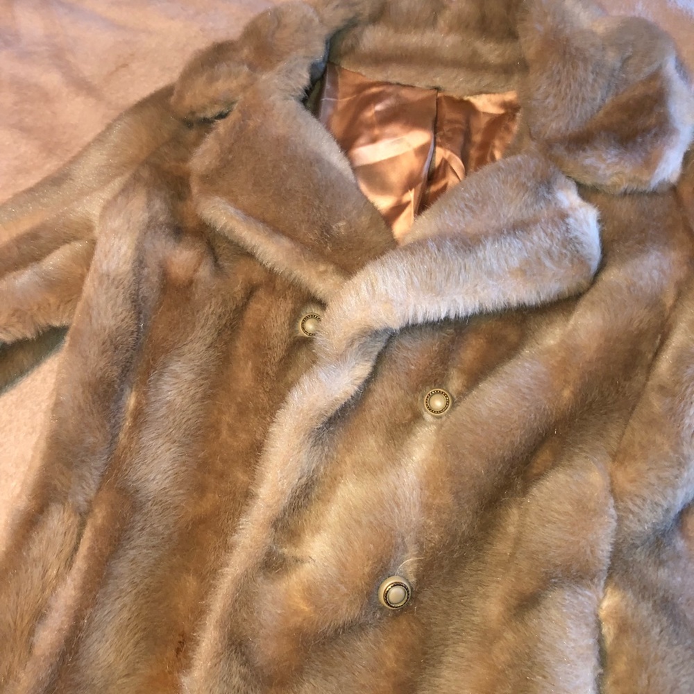 Vintage Royal Minke by Hilmoor Faux Mink Fur Coat